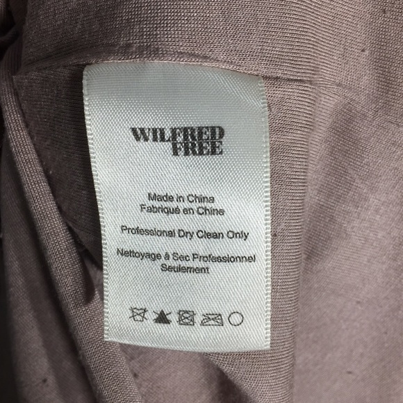 Wilfred free Teigen tee dress in taupe colour - Picture 6 of 8